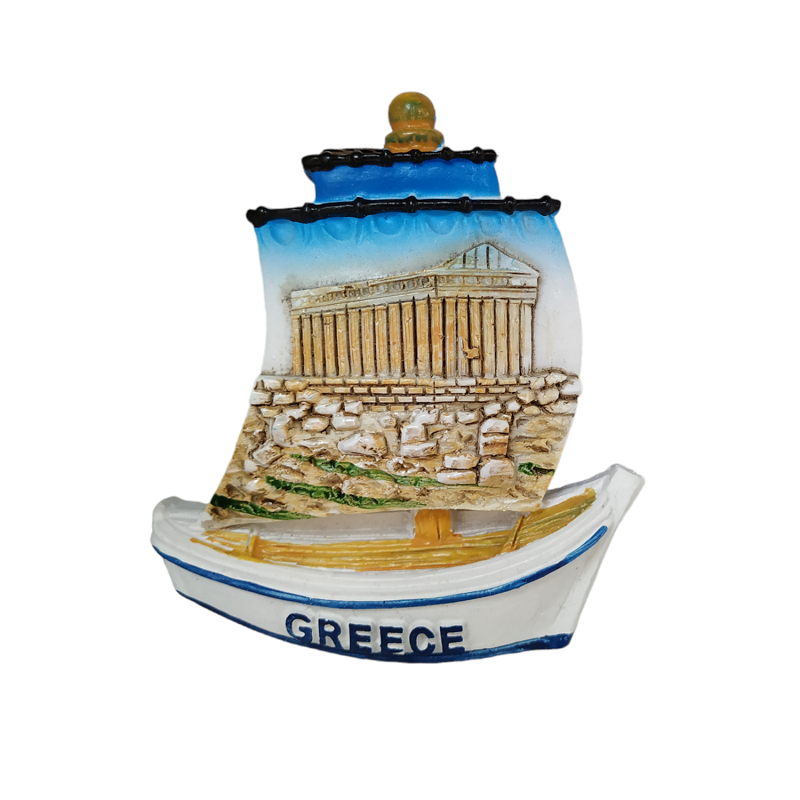 Tουριστικό μαγνητάκι Souvenir – Σετ 12pcs – Resin Magnet – Greece – 678026