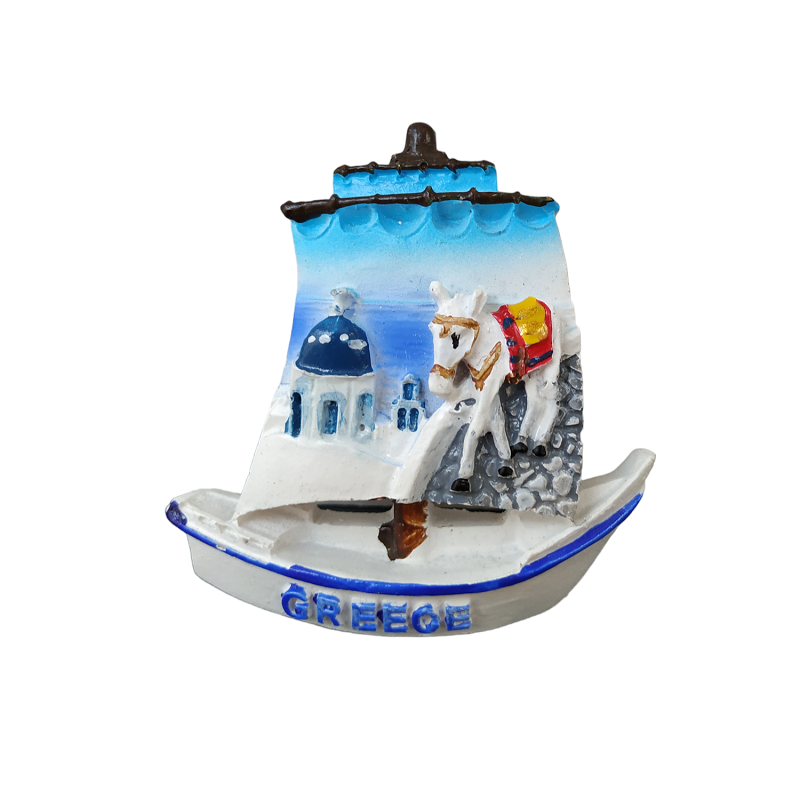 Tουριστικό μαγνητάκι Souvenir – Σετ 12pcs – Resin Magnet – Greece – 678028