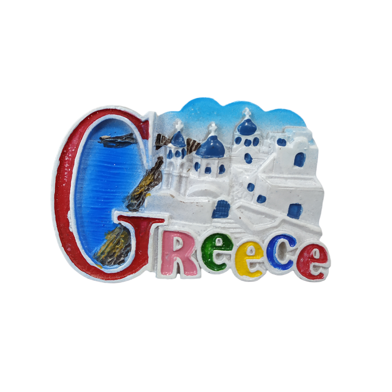 Tουριστικό μαγνητάκι Souvenir – Σετ 12pcs – Resin Magnet – Greece – 678041