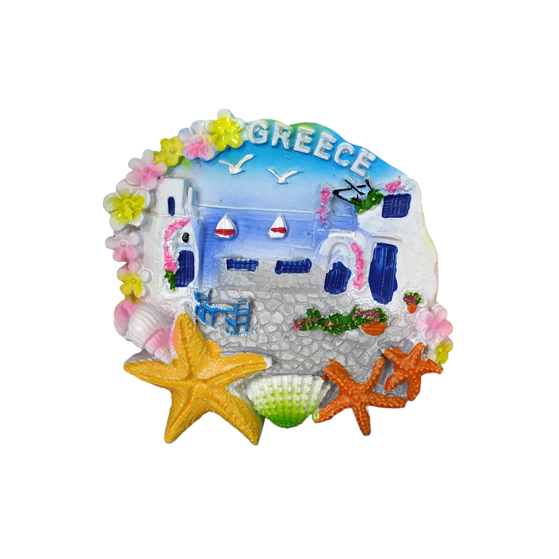 Tουριστικό μαγνητάκι Souvenir – Σετ 12pcs – Resin Magnet – Greece – 678060