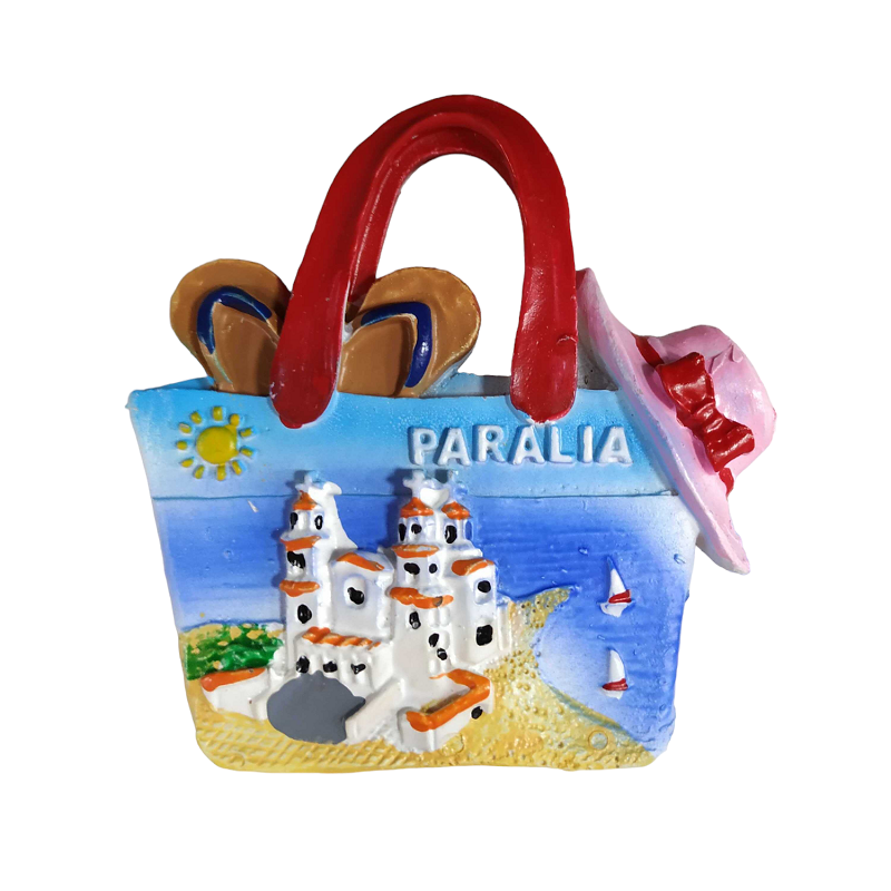 Tουριστικό μαγνητάκι Souvenir – Σετ 12pcs – Resin Magnet – Paralia – 678114