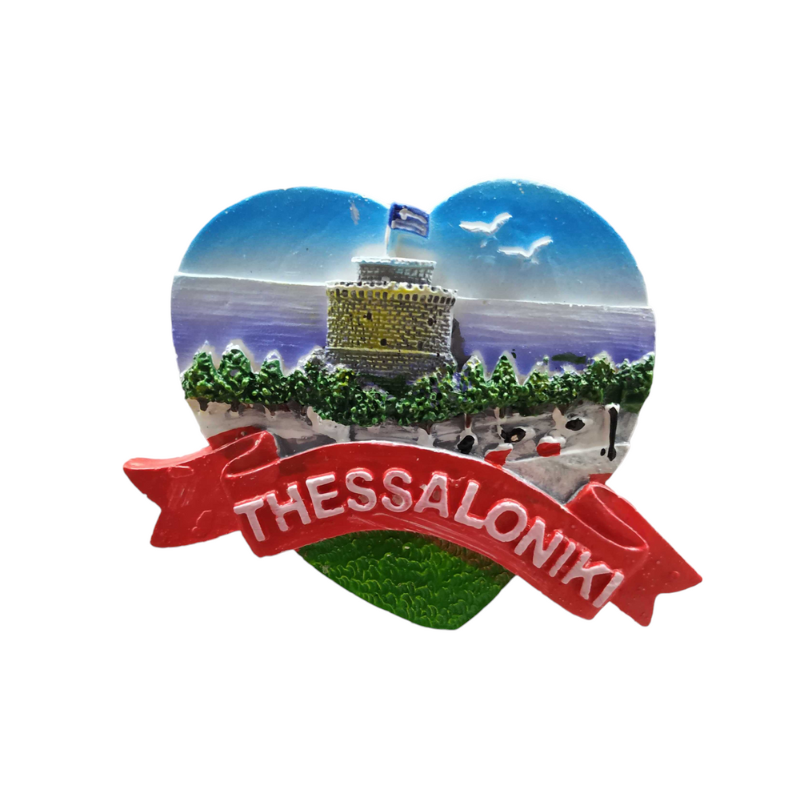 Tουριστικό μαγνητάκι Souvenir – Σετ 12pcs – Resin Magnet – Thessaloniki – 678136