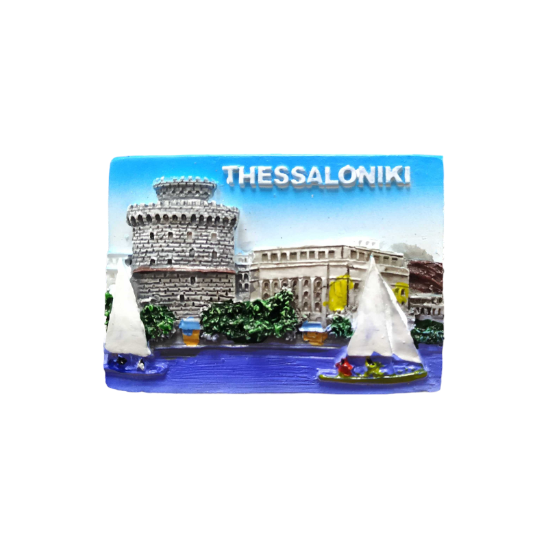 Tουριστικό μαγνητάκι Souvenir – Σετ 12pcs – Resin Magnet – Thessaloniki – 678151