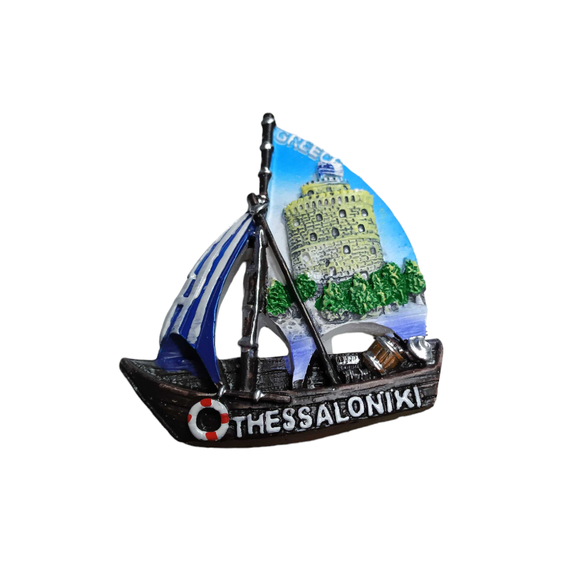 Tουριστικό μαγνητάκι Souvenir – Σετ 12pcs – Resin Magnet – Thessaloniki – 678153