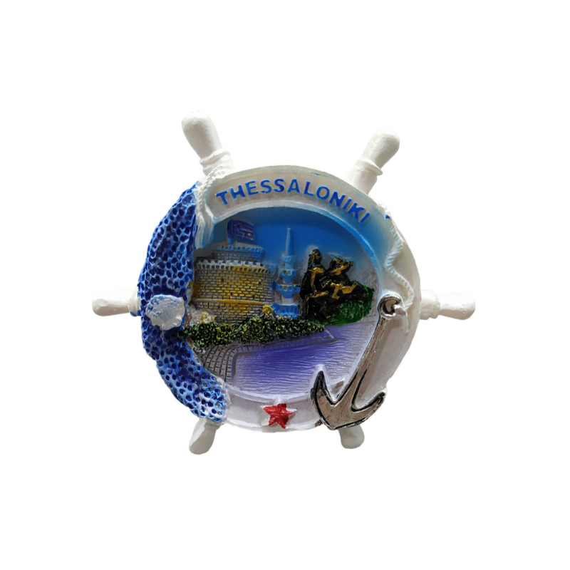 Tουριστικό μαγνητάκι Souvenir – Σετ 12pcs – Resin Magnet – Thessaloniki – 678161
