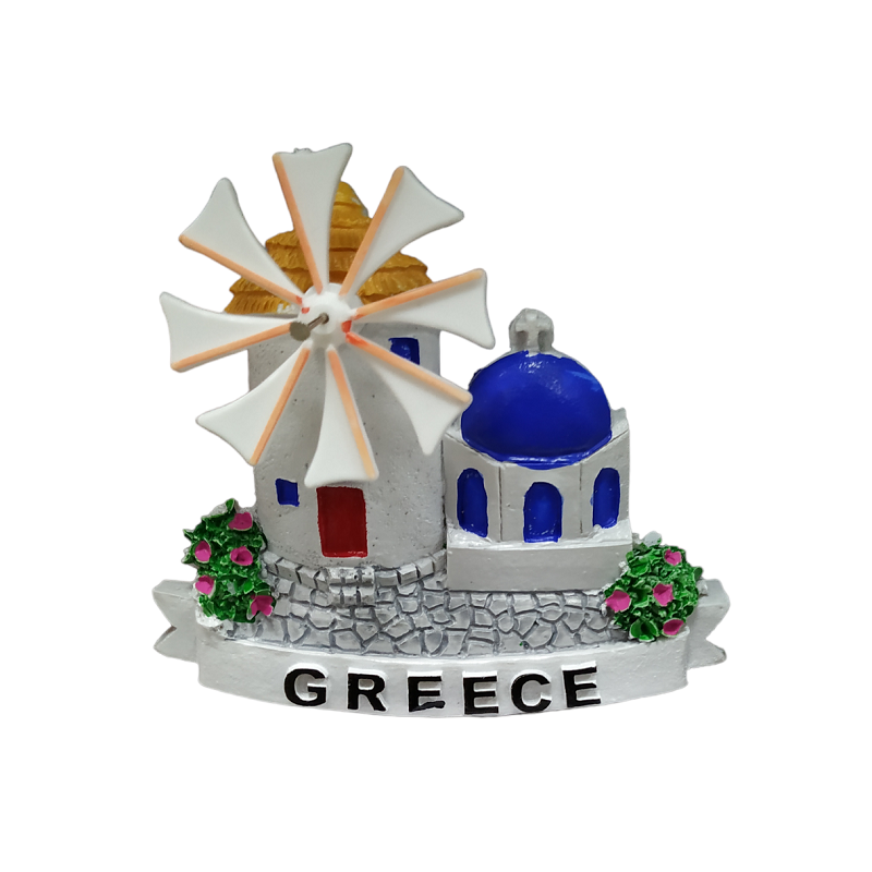 Tουριστικό μαγνητάκι Souvenir – Σετ 12pcs – Resin Magnet – Greece – 678176