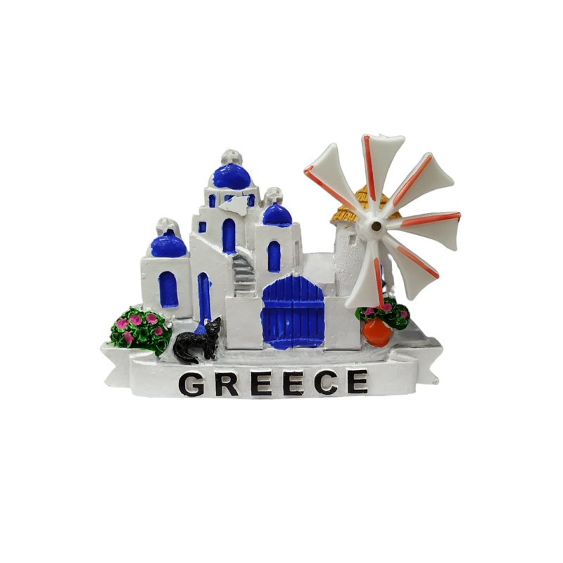 Tουριστικό μαγνητάκι Souvenir – Σετ 12pcs – Resin Magnet – Greece – 678177