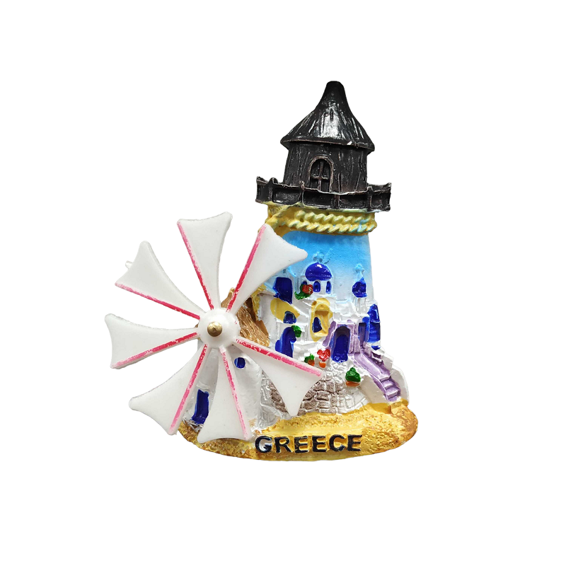 Tουριστικό μαγνητάκι Souvenir – Σετ 12pcs – Resin Magnet – Greece – 678199