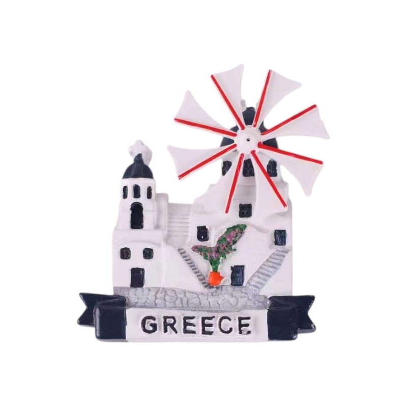 Tουριστικό μαγνητάκι Souvenir – Σετ 12pcs – Resin Magnet – Greece – 678201