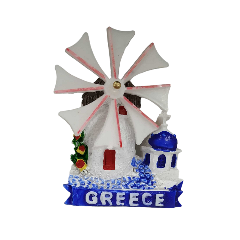 Tουριστικό μαγνητάκι Souvenir – Σετ 12pcs – Resin Magnet – Greece – 678209