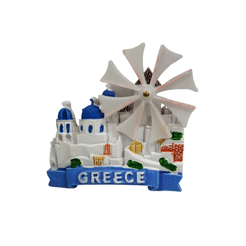 Tουριστικό μαγνητάκι Souvenir – Σετ 12pcs – Resin Magnet – Greece – 678210