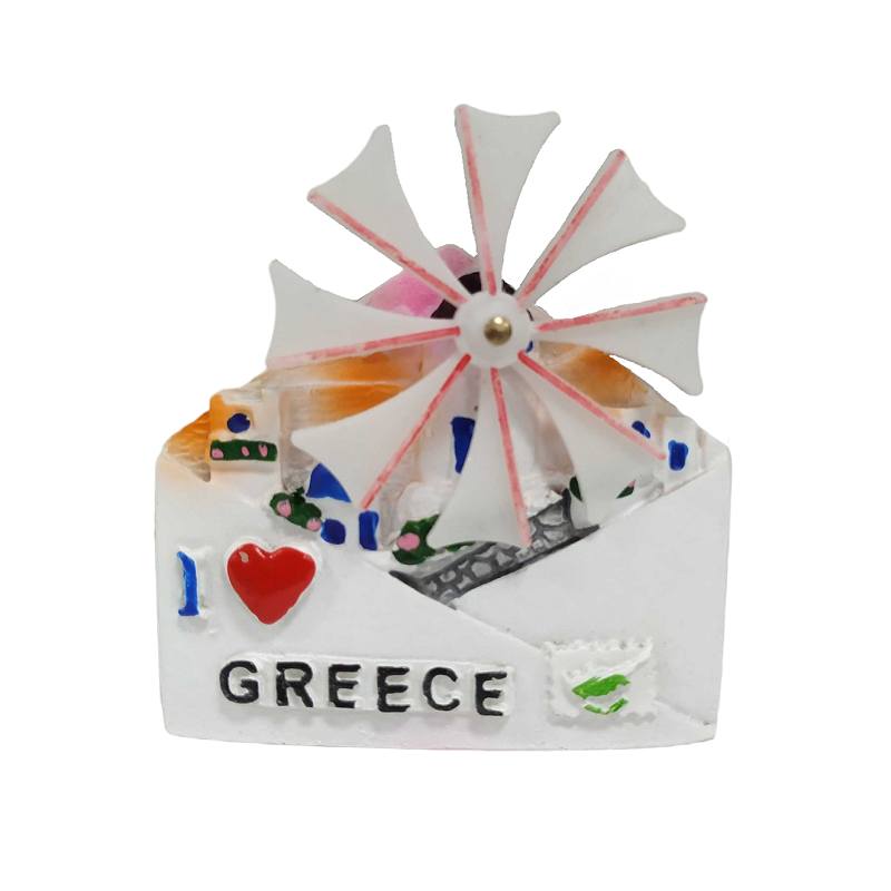 Tουριστικό μαγνητάκι Souvenir – Σετ 12pcs – Resin Magnet – Greece – 678211