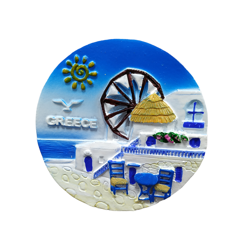 Tουριστικό μαγνητάκι Souvenir – Σετ 12pcs – Resin Magnet – Greece – 678232