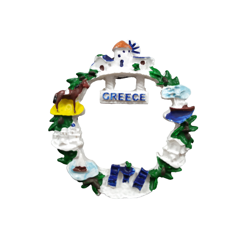 Tουριστικό μαγνητάκι Souvenir – Σετ 12pcs – Resin Magnet – Greece – 678292