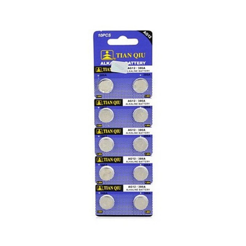 Αλκαλικές μπαταρίες – AG12/LR43H/386A – 1.5V – 10pcs – 681125