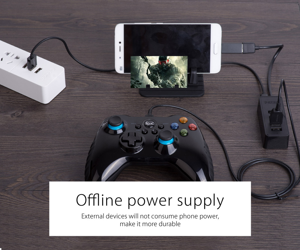 ORICO USB hub W5P-U2, 4x θυρών, USB 2.0, 480Mbps, USB σύνδεση, 1m καλώδιο, μαύρο