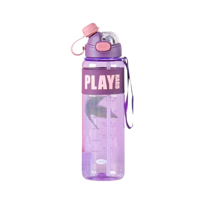 Φορητό παγούρι πλαστικό – 800ml – 722412 – Purple