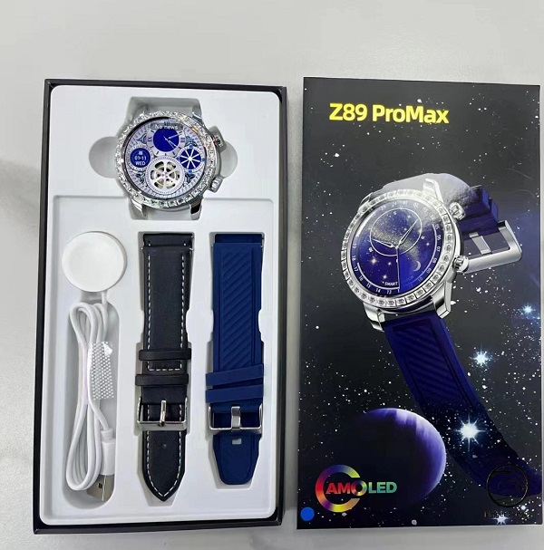 Smartwatch με 2 λουράκια – Z89 PRO MAX – 880785 – Blue