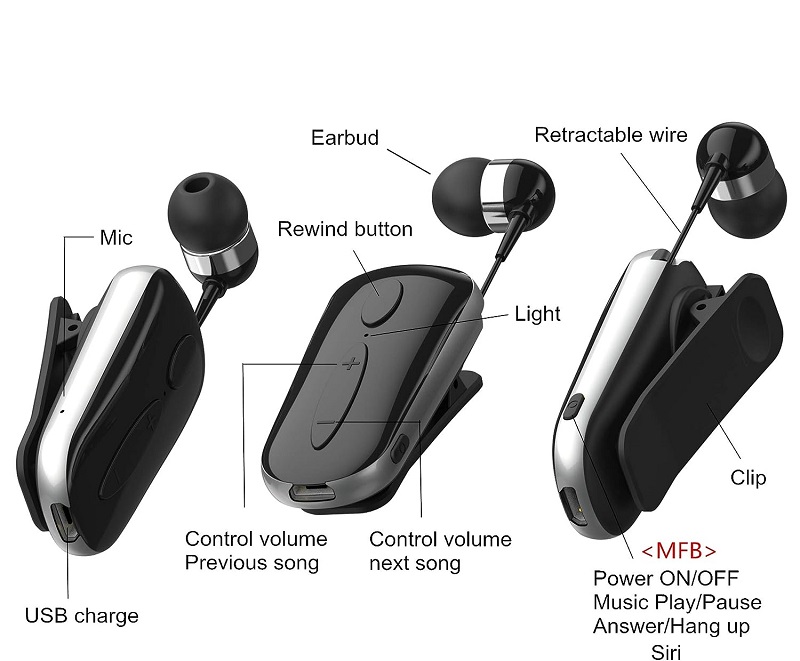 Ασύρματο ακουστικό Bluetooth – ART-K36 – 884283 – Black