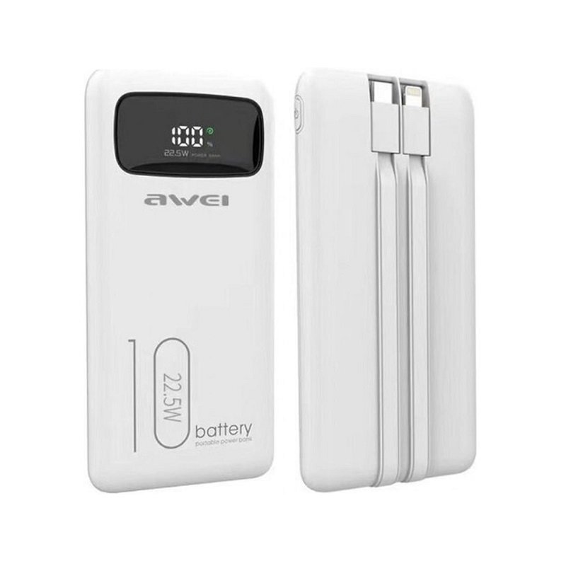 Powerbank – P169K – 20.000mah – AWEI – 002455 – White