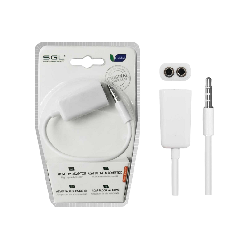 Αντάπτορας Jack 3.5mm – Male/2Female – 1576C – 095998