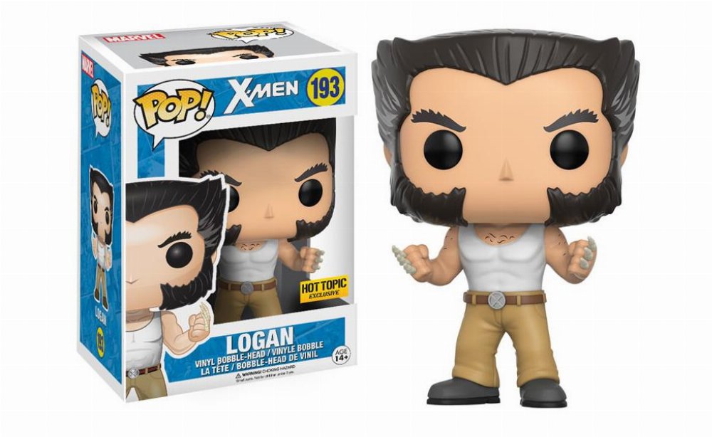 Funko POP! X-Men – Logan in Vest #193 Bobble-Head (Exclusive)