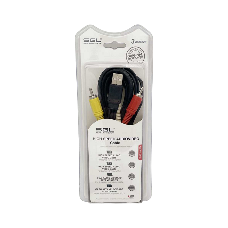 Καλώδιο USB 2.0 σε RCA – 1528B – 1.5m – 097985