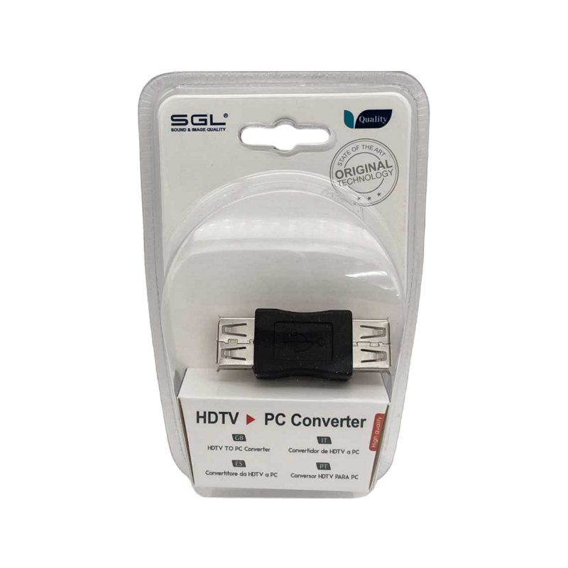 Αντάπτορας USB 2.0 – Female/Female – T-8S – 098340