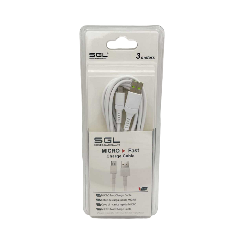 Καλώδιο φόρτισης & data – Micro USB – D13 – 3m – 099330