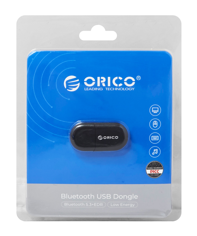 ORICO USB αντάπτορας Bluetooth 5.3 BTA-53, μαύρος