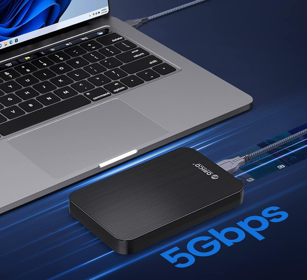 ORICO θήκη για 2.5″ SATA HDD/SSD HM25U3, 5Gbps, μαύρη