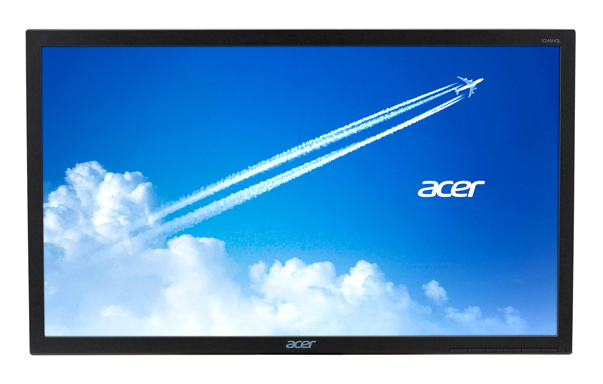 ACER used οθόνη V246HQL LED, 23.6″ 1920×1080, VGA/DVI, χωρίς βάση, Grade A