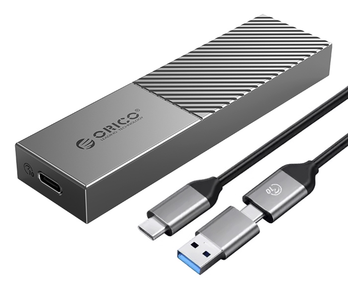 ORICO θήκη για M.2 NVME SSD M206C3-G2, 10Gbps, γκρι
