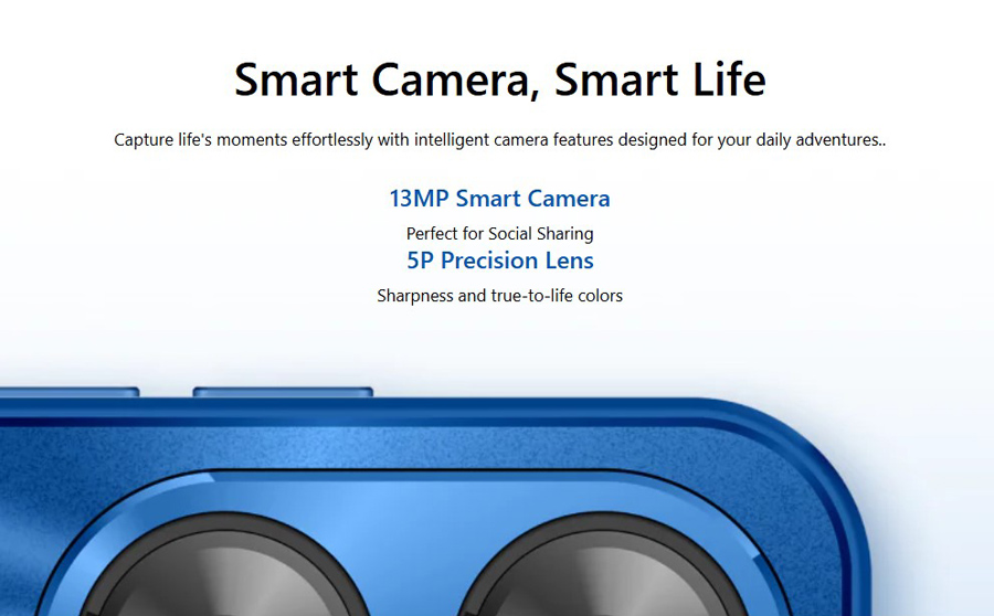 MEIZU smartphone Mblue 21, 6.79″, 6/128GB, 4900mAh, μαύρο