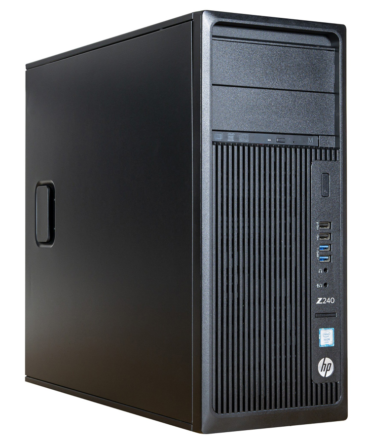HP WorkStation Z240 MT, Refurbished Grade A Repainted, i7-7700K, 16/500GB SSD, DVD-RW, K620, FreeDOS