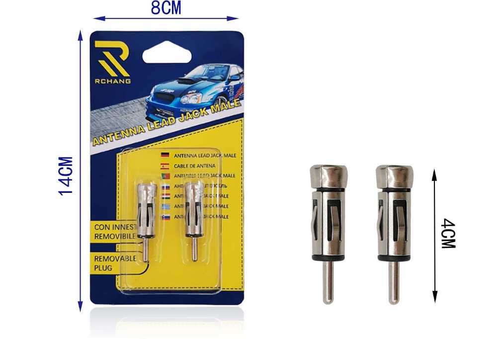 Αντάπτορας κεραίας αυτοκινήτου – Male – 2pcs – A020 – 004536